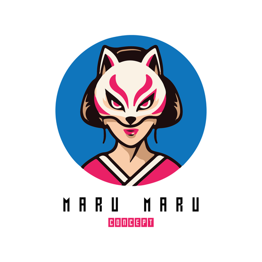 Maru Maru Logo Temporary Tattoo Set