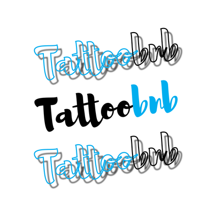 Tattoobnb Logo Temporary Tattoo Set