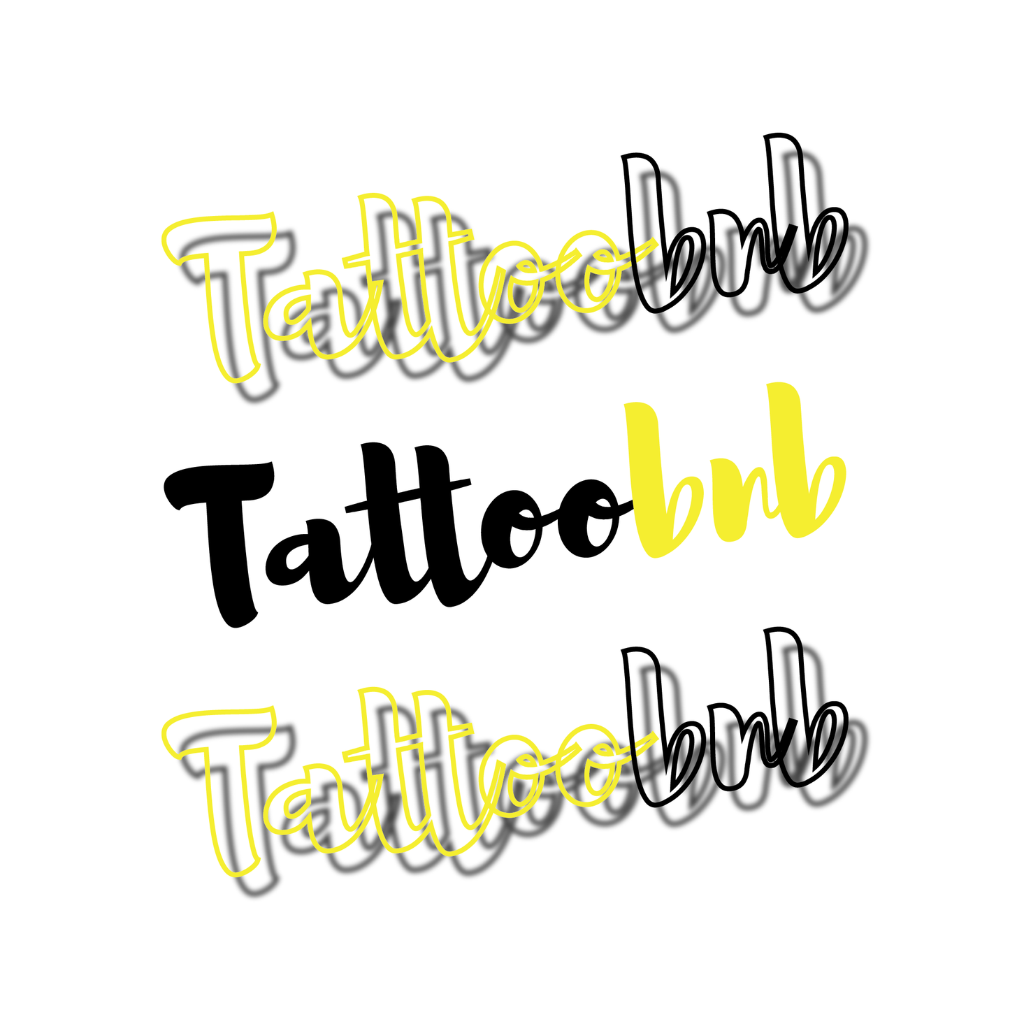 Tattoobnb Logo Temporary Tattoo Set